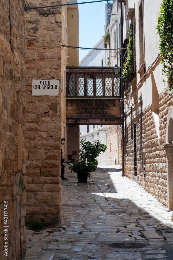 Oldtown street, region Puglia, Southern Italy
