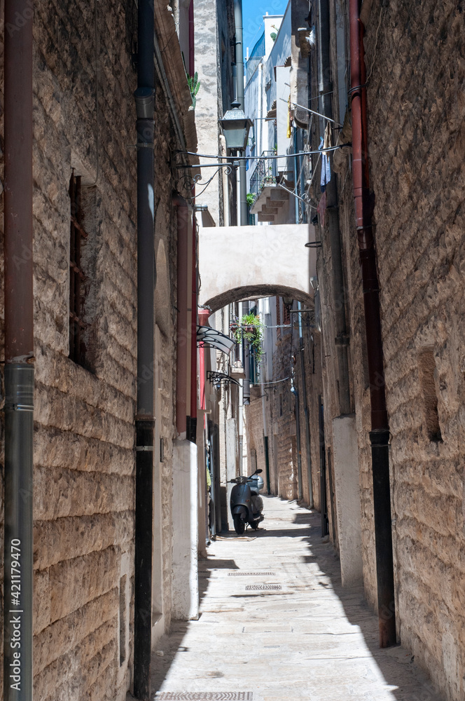 Oldtown street, region Puglia, Southern Italy
