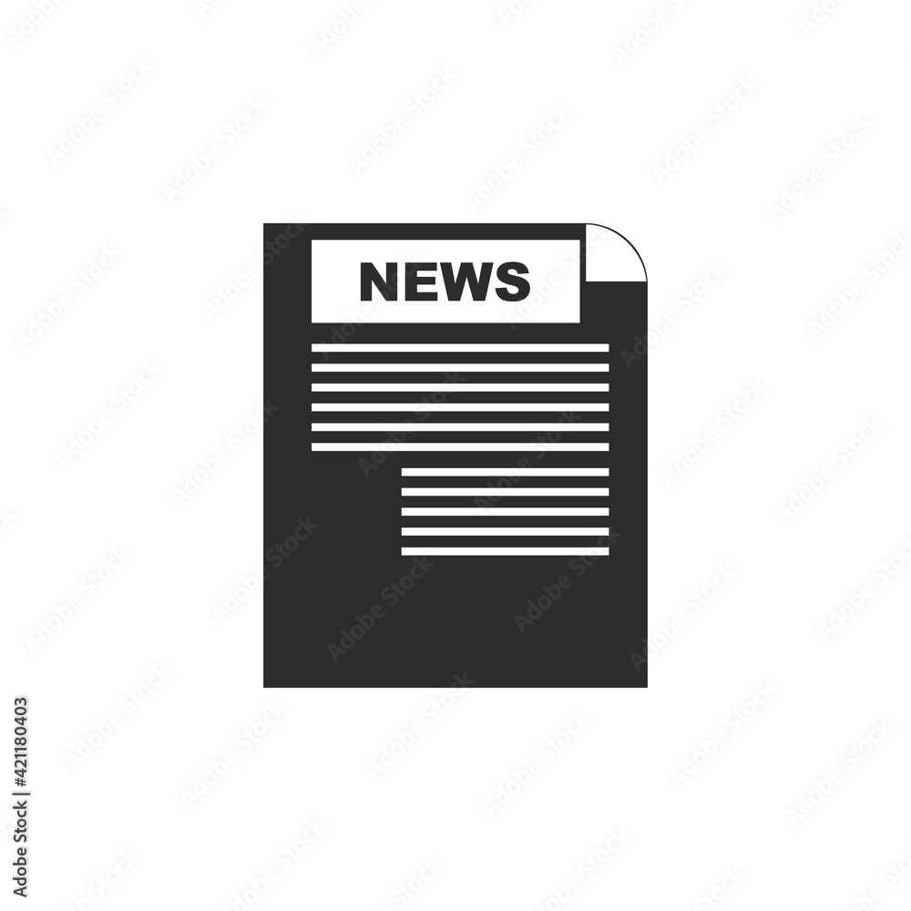 news paper icon vector illustration design template news paper icon vector illustration design template