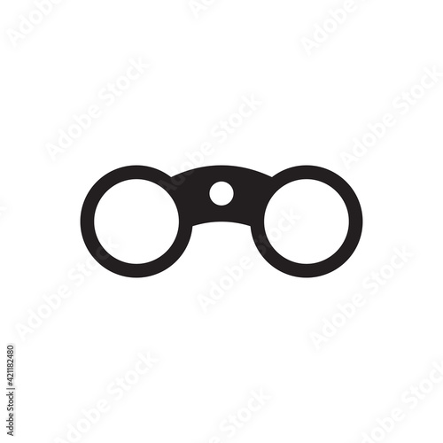 binocular icon - vision icon sign symbol