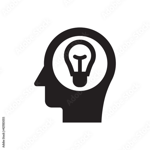 creative Thinking icon - brainstorming icon