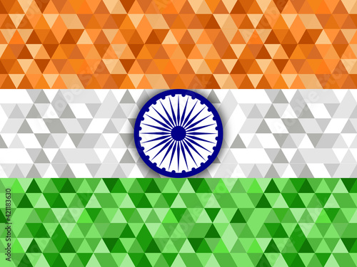 Illustration of Indian Independence day,15 August.