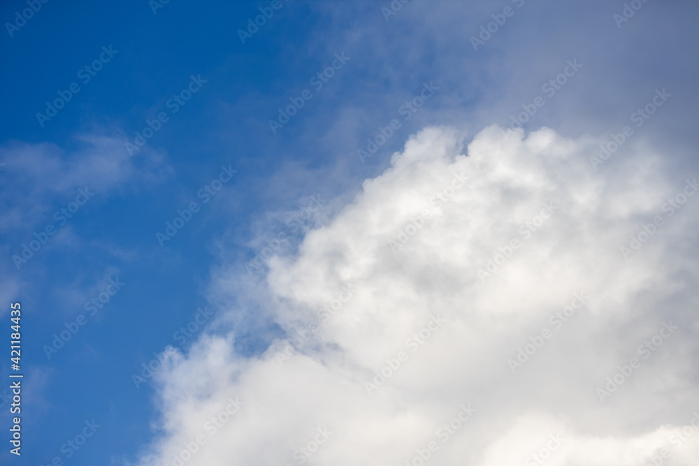 Detail of a white cloud in a bright blue sky.
Dark rain clouds displace the blue sky. Storm is coming Detail of a white cloud in a bright blue sky.
Dark rain clouds displace the blue sky. Storm is coming