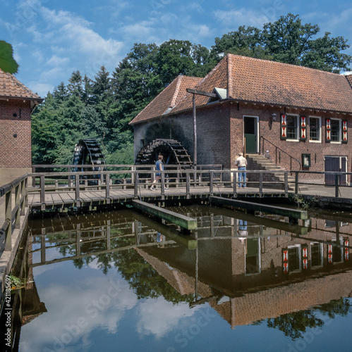 Historic Watermill at Estate Singraven Denekamp Twente Netherlands Overijssel. © A