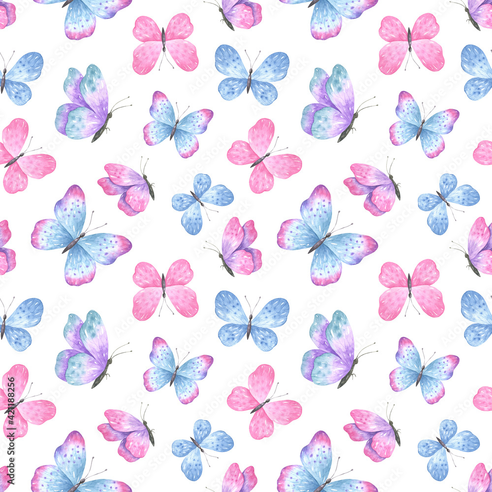 Butterflies Seamless Pattern Butterflies Seamless Pattern