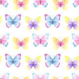 Butterflies Seamless Pattern