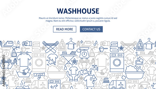 Washhouse Banner Design photo