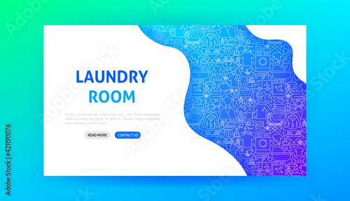 Laundry Room Landing Page