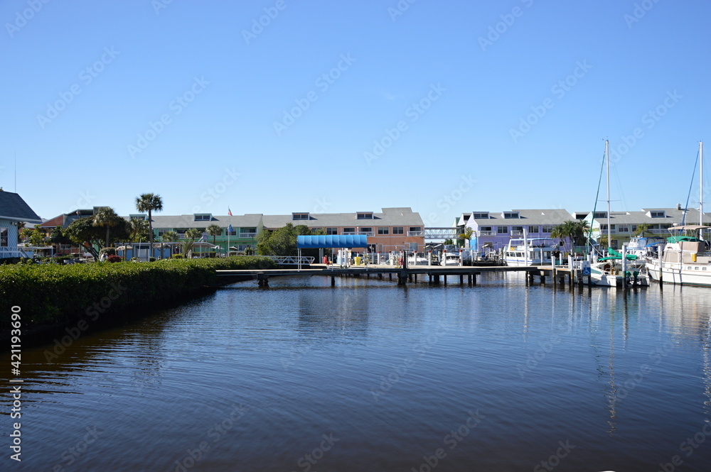 Marina am Golf von Mexico, Punta Gorda, Florida