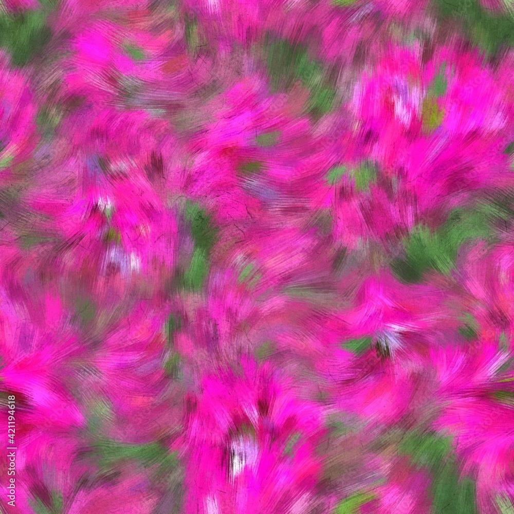 Seamless faux digital painted floral pattern print. High quality illustration. Procedural painting with realistic brush strokes in impressionistic style. Abstract art for surface design and print. Seamless faux digital painted floral pattern print. High quality illustration. Procedural painting with realistic brush strokes in impressionistic style. Abstract art for surface design and print.