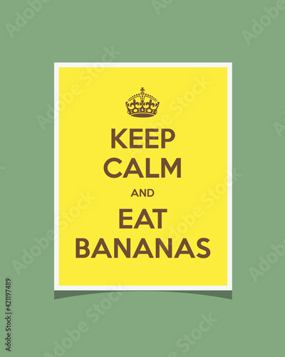 Foto Interior poster with brown letters and yellow background with little shadow on a