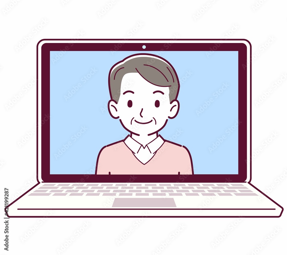 リモートワークする人