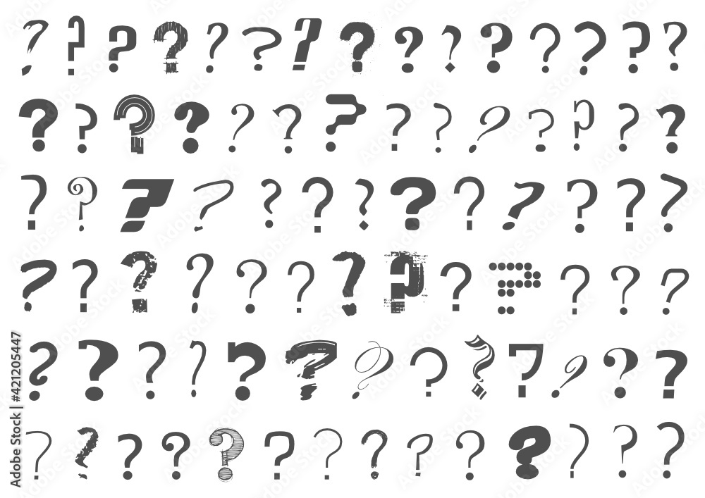 Set punti interrogativi 2/5 Set punti interrogativi 2/5