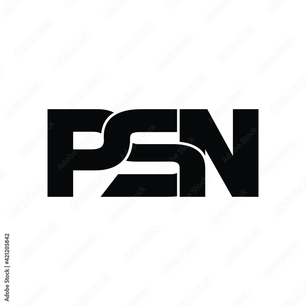PSN letter monogram logo design vector PSN letter monogram logo design vector