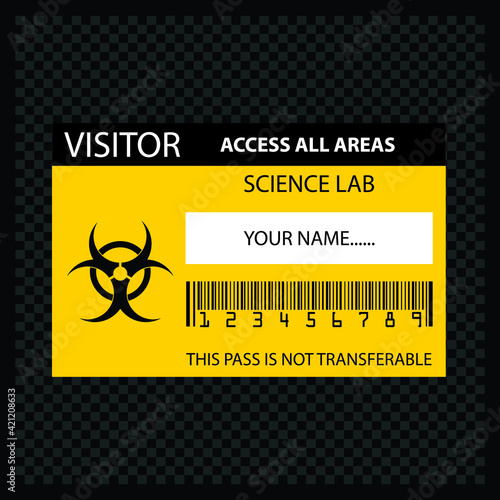 Visitor Card, access all areas