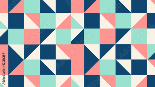 Colourful Geometric Creative Desktop Wallpaper