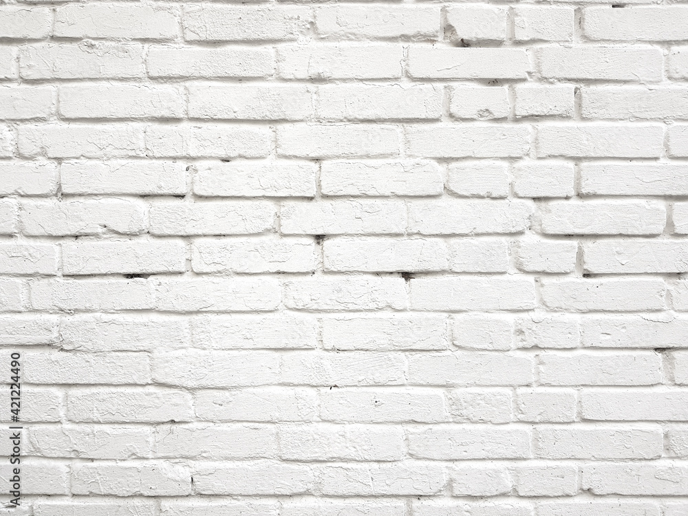 White brick wall texture background. White brick wall texture background.