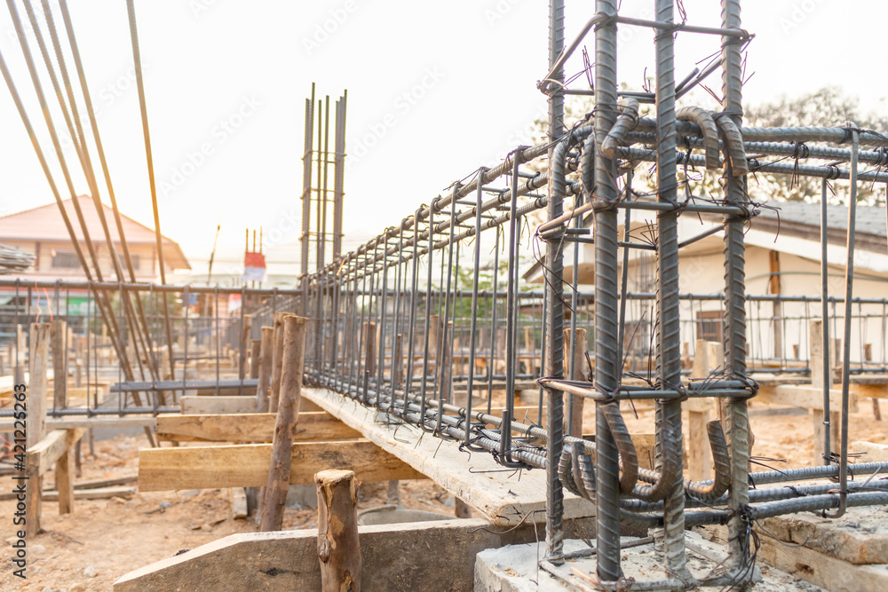 Steel that is going to build a house Steel that is going to build a house