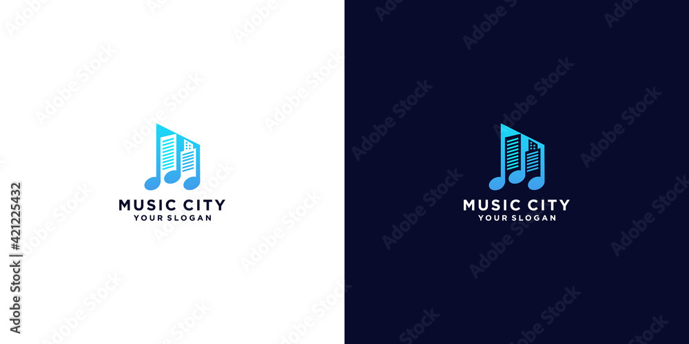 music city logo design vector music city logo design vector