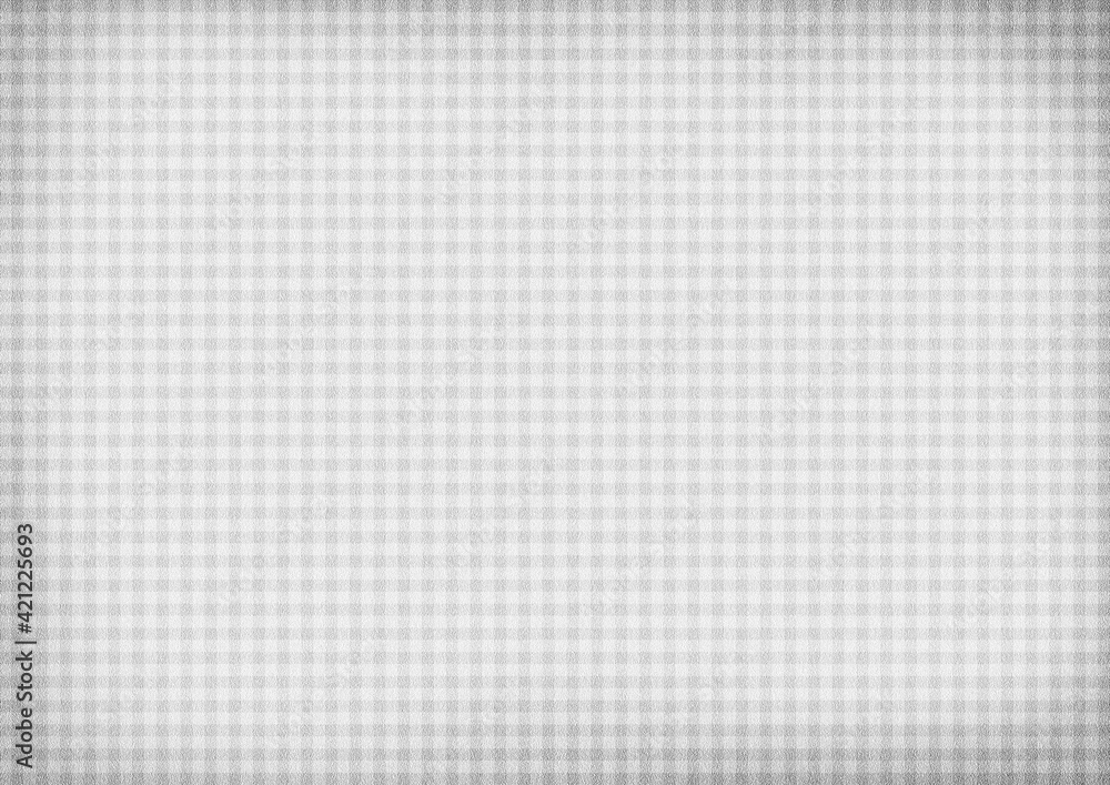 White checkered paper background with vignette. White checkered paper background with vignette.