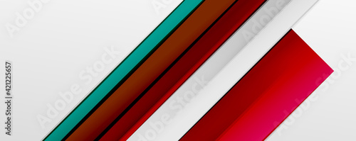 Free Download Color abstract lines trendy geometric background for business or technology presentation, internet poster or web brochure cover, wallpaper - GFXLoad