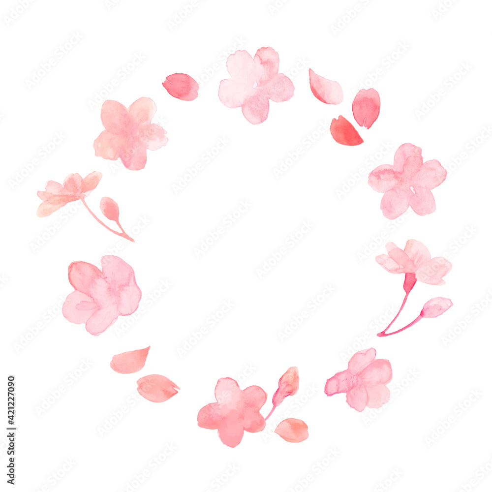 桜のイラスト、リース