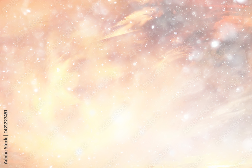Fototapeta premium abstract pink colored background / blurred multicolored clouds, spring background