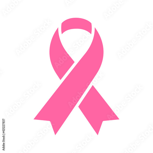 Vector pink ribbon cross Breast cancer day sign in women Cancer fighting ideas