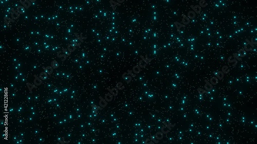 Wallpaper Mural Abstract cube science. 4k motion background. Loop animation. Torontodigital.ca