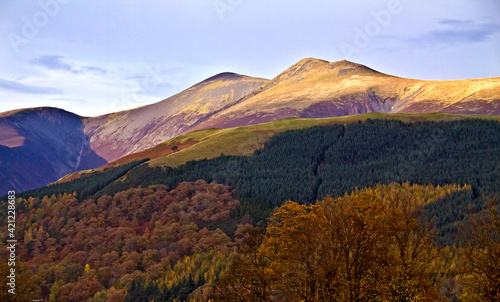 dramatic autumn landscape image taken in Lake District , Cumbria