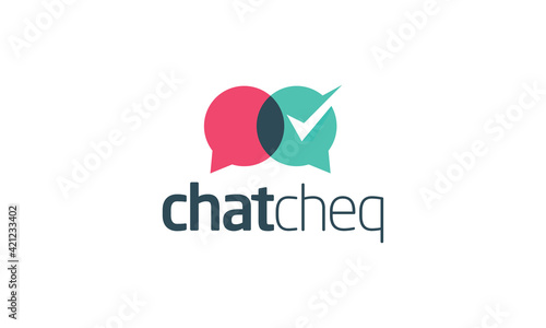 Chat And Check Logo Design Inspirations