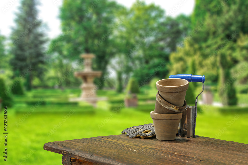 Garden background of free space and blurred spring garden Garden background of free space and blurred spring garden
