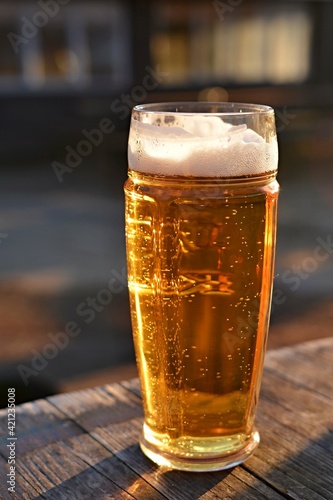 Glass of beer