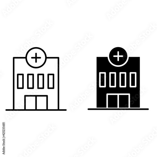 Ambulance vector icon set. Doctor illustration sign collection. resuscitation symbol or logo.