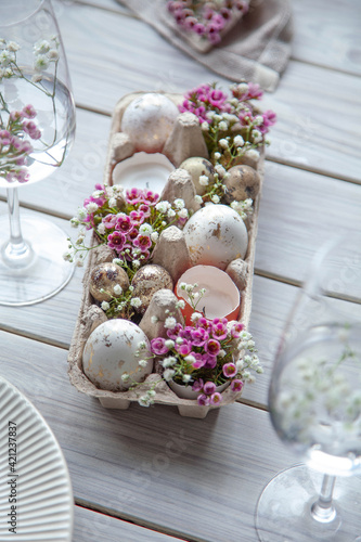 easter table decor