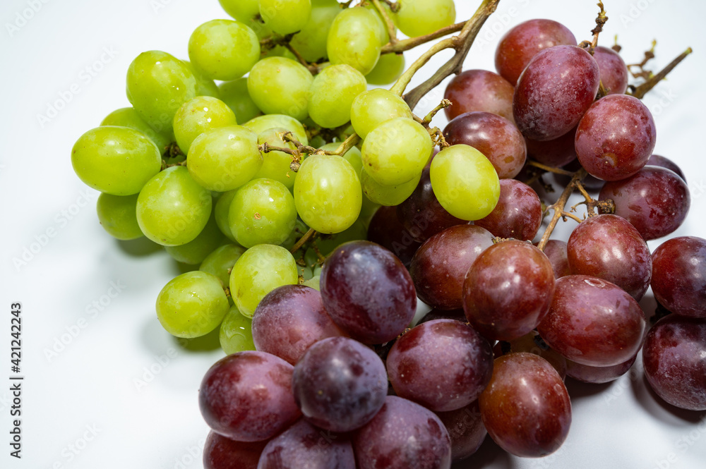fresh grape on white background fresh grape on white background