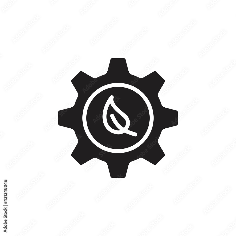 Eco Service icon in vector. Logotype