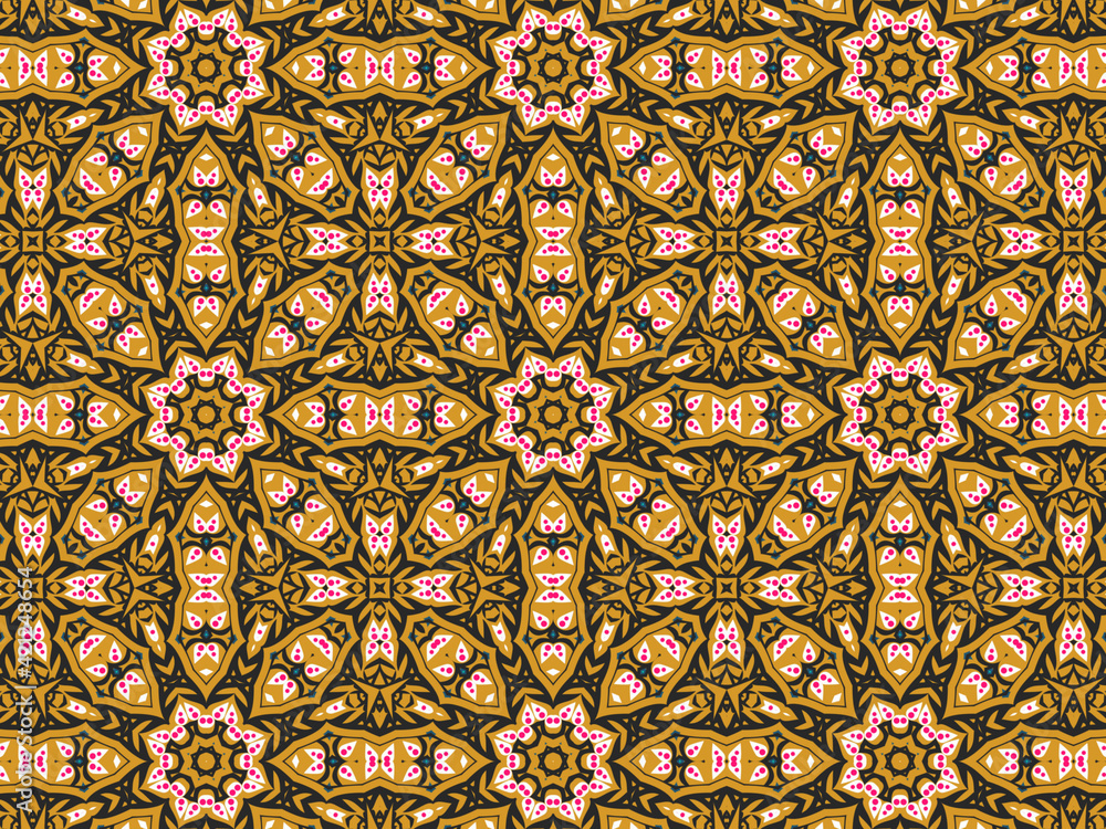 custom made wallpaper toronto digitalWallpaper Geometric Ornament Abstract Pattern Green, Black, Blue, and Gold Yellow for Print and Background. Geometric Tile Digital Paper.