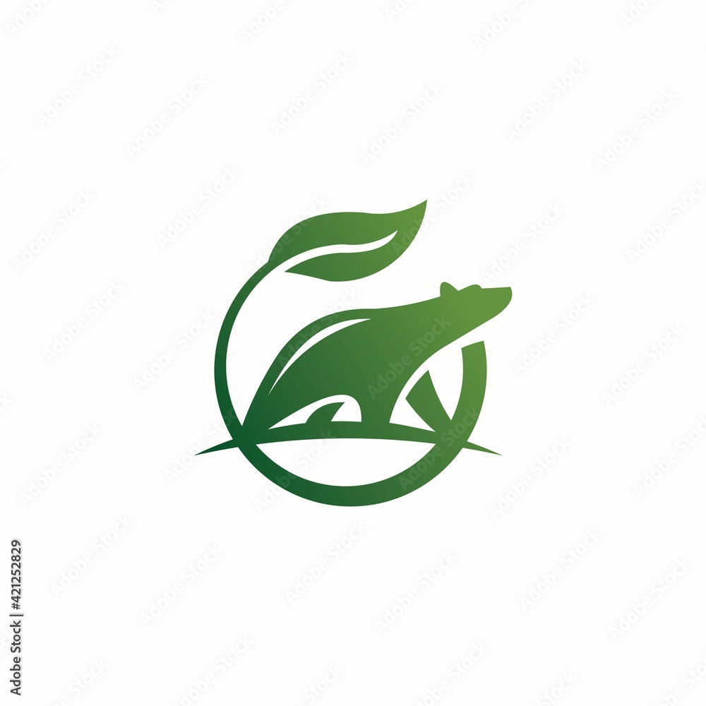 Fototapeta premium Echo Bear Logo 