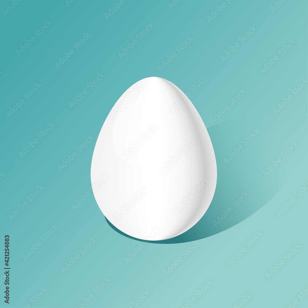 white eggs on blue background . Vector illustration white eggs on blue background . Vector illustration