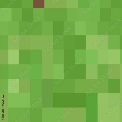 Pixel background. The concept of games background. Minecraft concept. Vector illustration.