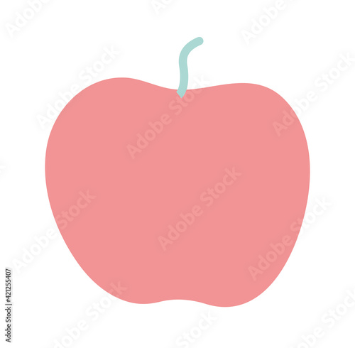 fresh apple isolated