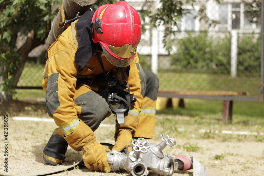 working out training classes, rescuers of the Ministry of Emergencies of the Republic of Belarus working out training classes, rescuers of the Ministry of Emergencies of the Republic of Belarus