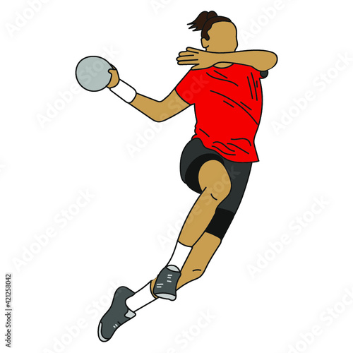 Handballeuse