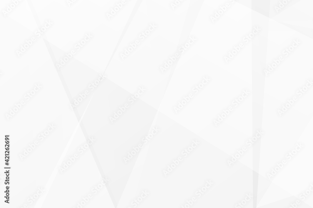 Obraz premium Abstract white and grey on light silver background modern design. Vector illustration EPS 10.