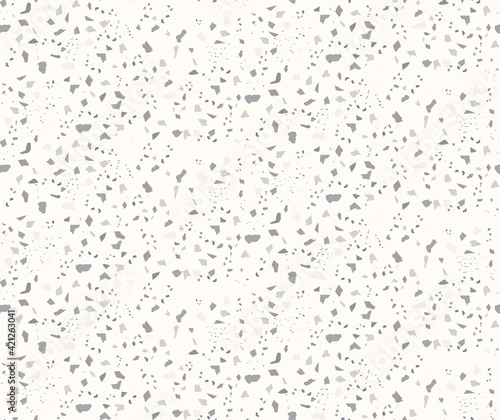 Terrazzo flooring vector seamless pattern.
