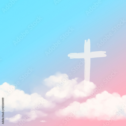 cross in the sky