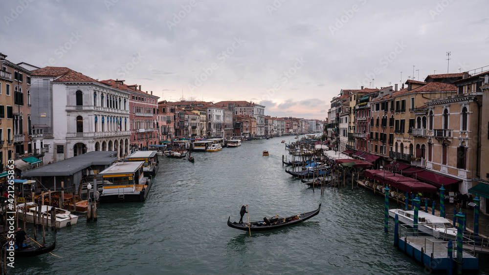 Hauptkanal, Canal Grande, in Venedig