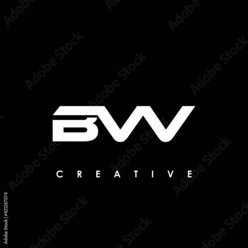 BVV Letter Initial Logo Design Template Vector Illustration photo