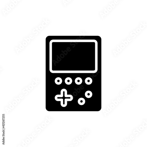 Gameboy icon in vector. Logotype